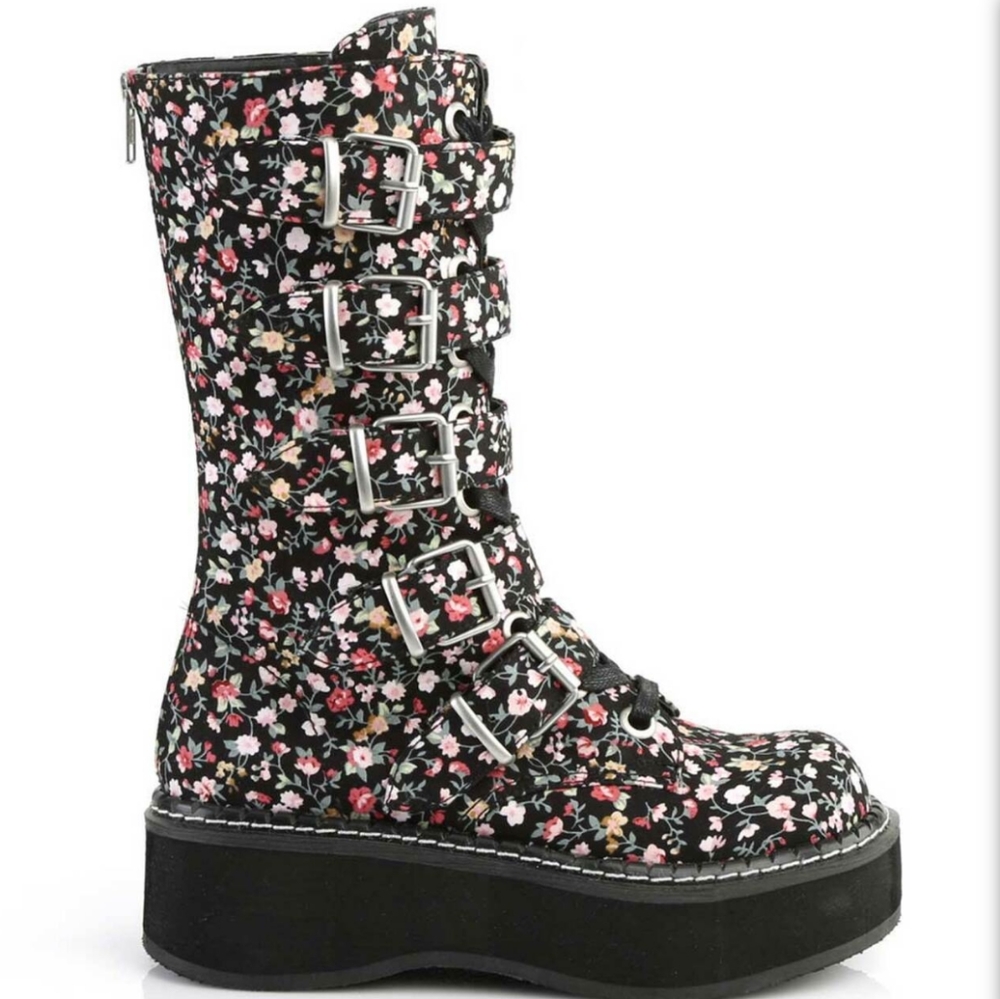 Demonia EMILY-340 2'' Platform Mid-Calf Boot